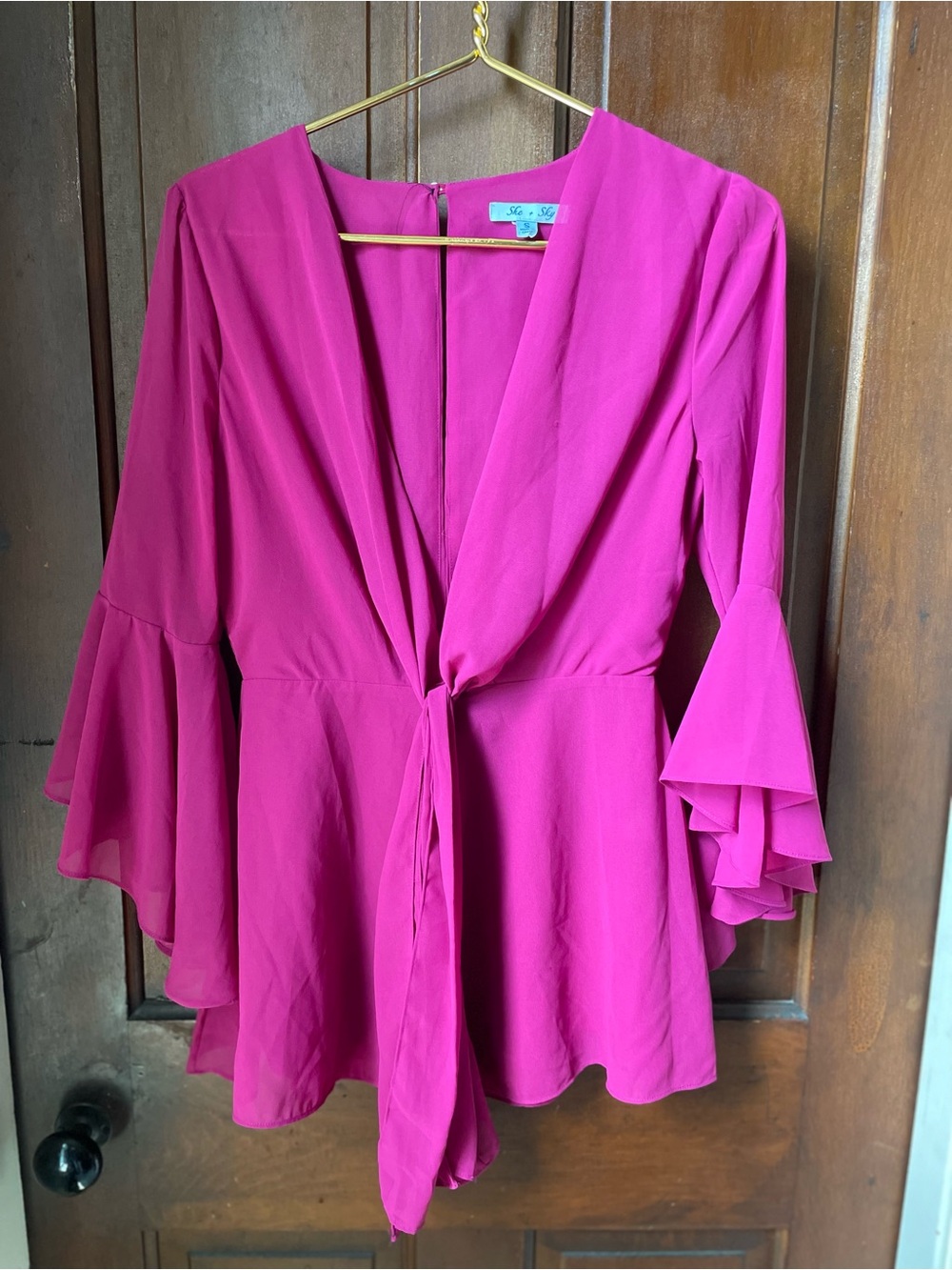 She + Sky women's small pink romper